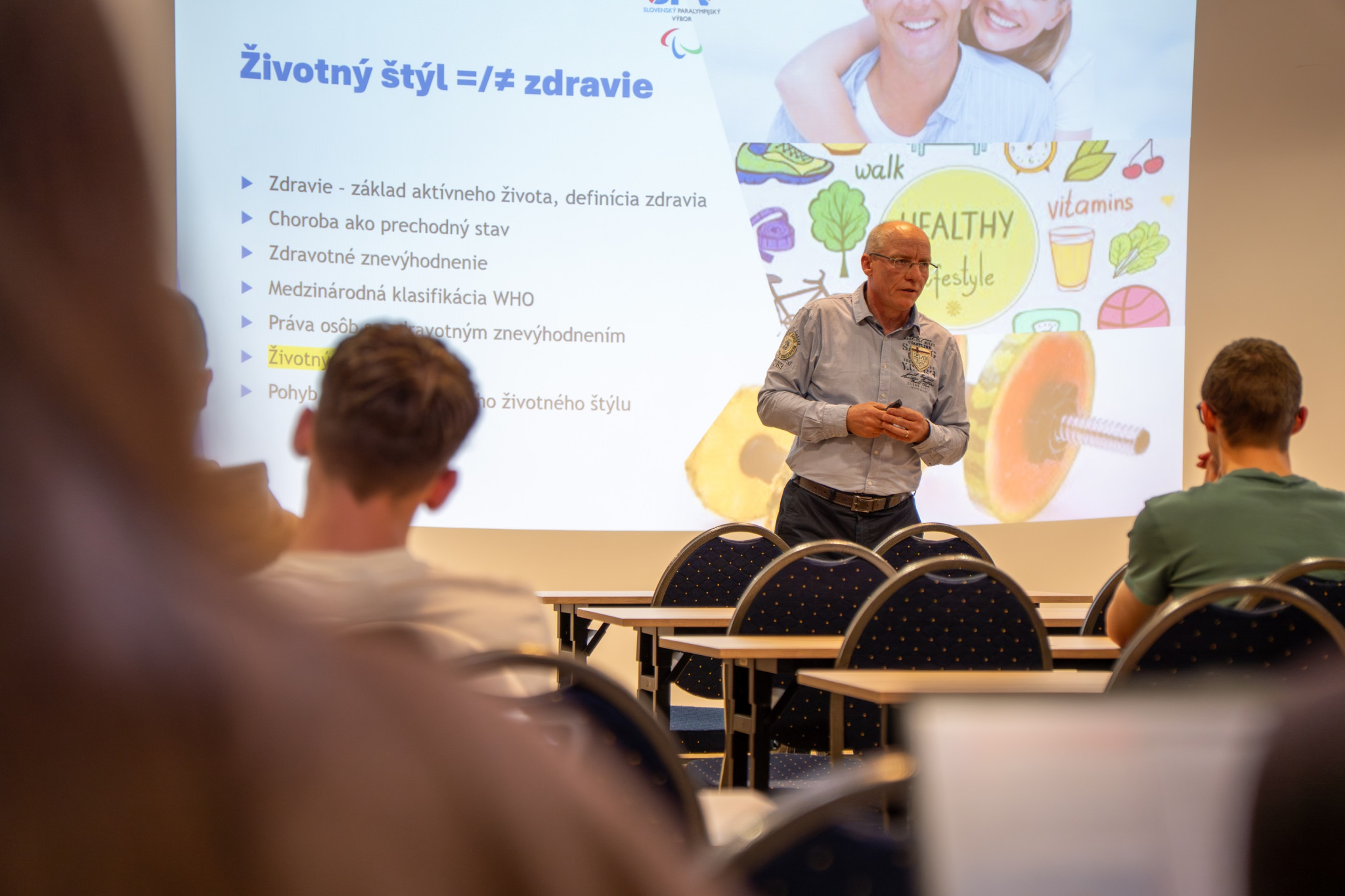 An inspiring lecture on parasports management in Slovakia