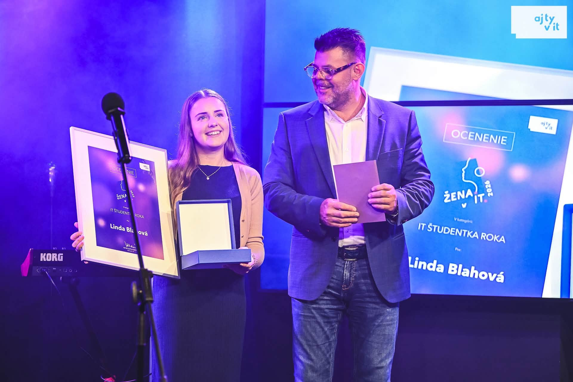 Naša kolegyňa získala prestížne ocenenie IT študentka roka