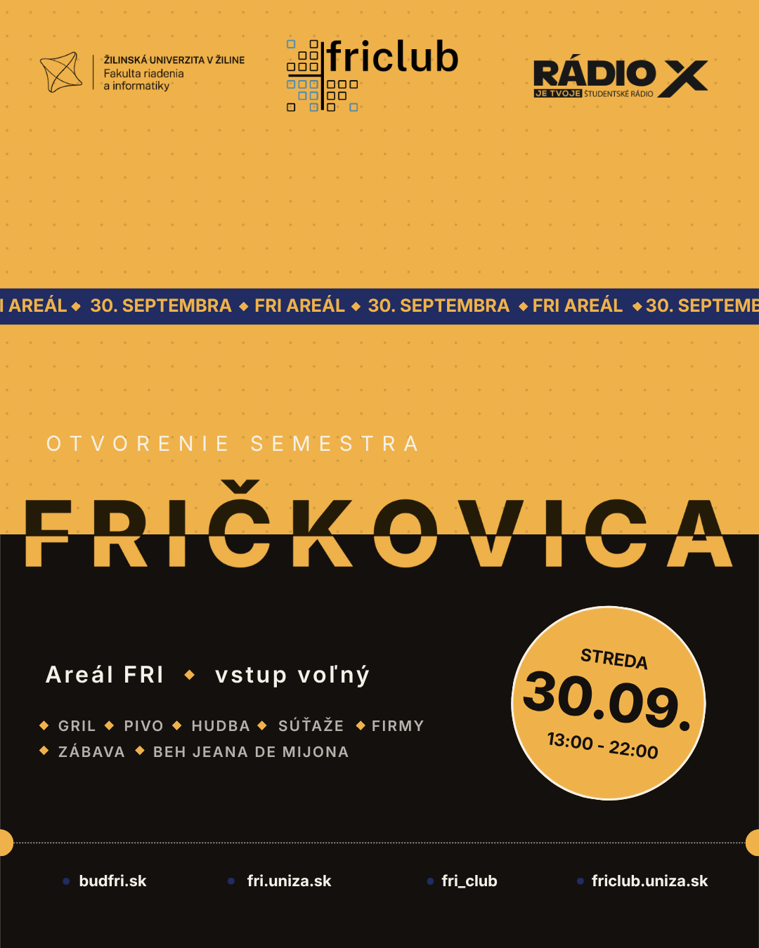 Obľúbená FRIčkovica už túto stredu 30.09.2026